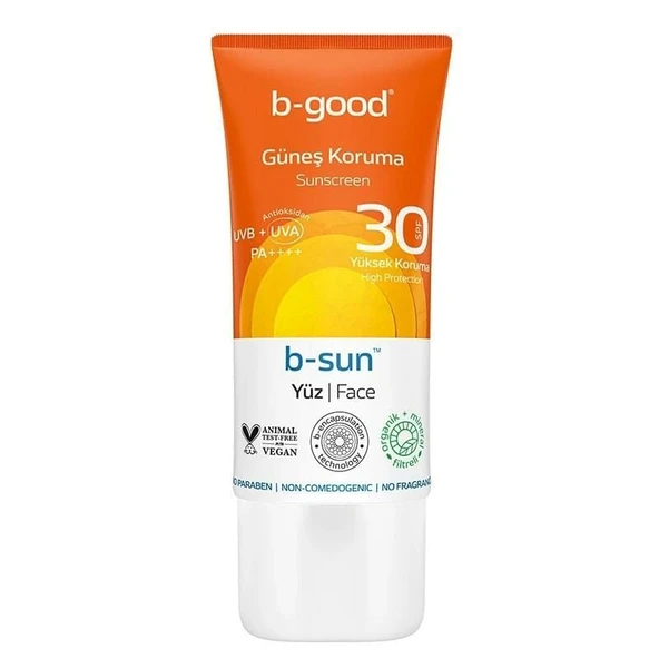 B-Good B-Sun SPF 30 Yüz Güneş Koruma 50 ml ürün görseli