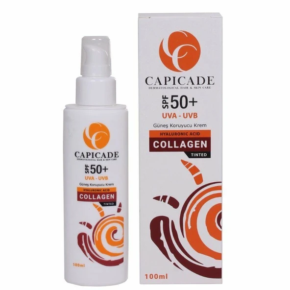 Capicade Collagen SPF+50 TINTED Koruma Faktörlü Güneş Koruyucu Krem 50ml ürün görseli