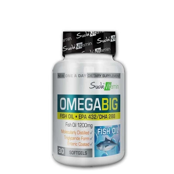 Suda Vitamins Omegabig 30 Softgel ürün görseli