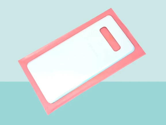 Tkgz - Samsung Galaxy S10 PLUS Arka Kapak Batarya Kapağı -  BEYAZ ürün görseli 1