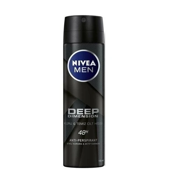 Nivea Men Deep Deo Sprey - Erkek Deodorantı 150ml - 1