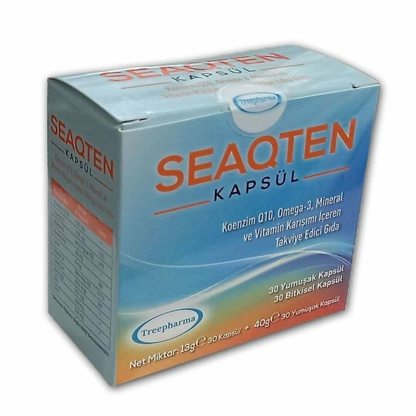 SeaQten 30 Yumuşak Kapsül + 30 Bitkisel Kapsül ürün görseli