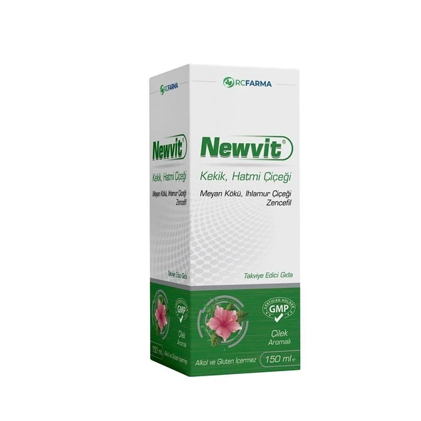 Newvit Kekik ve Hatmi Çiçeği İçeren Sıvı Takviye Edici Gıda 150ml ürün görseli