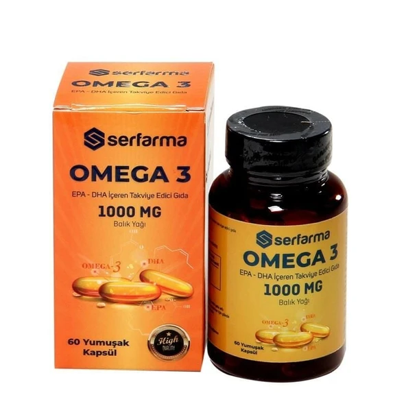 Serfarma Omega 3 60 Kapsül ürün görseli