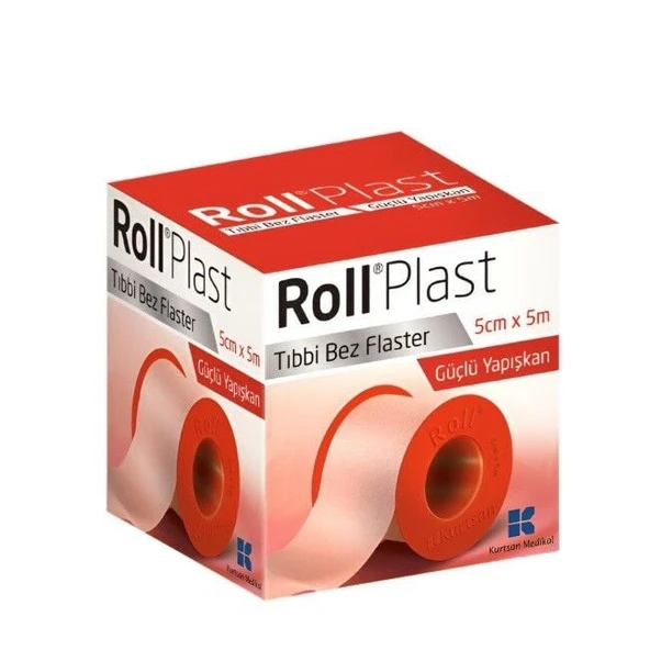 Roll Plast 5cm X 5m Bez Flaster Bant ürün görseli