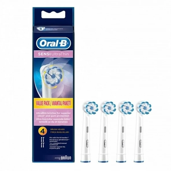 Oral-B Sensitive Ultrathin Diş Fırçası Yedek Başlığı 4 Adet ürün görseli