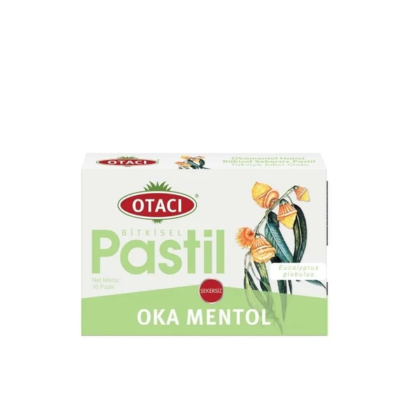 Otacı Diyet Oka Mentol Pastil 16lı ürün görseli