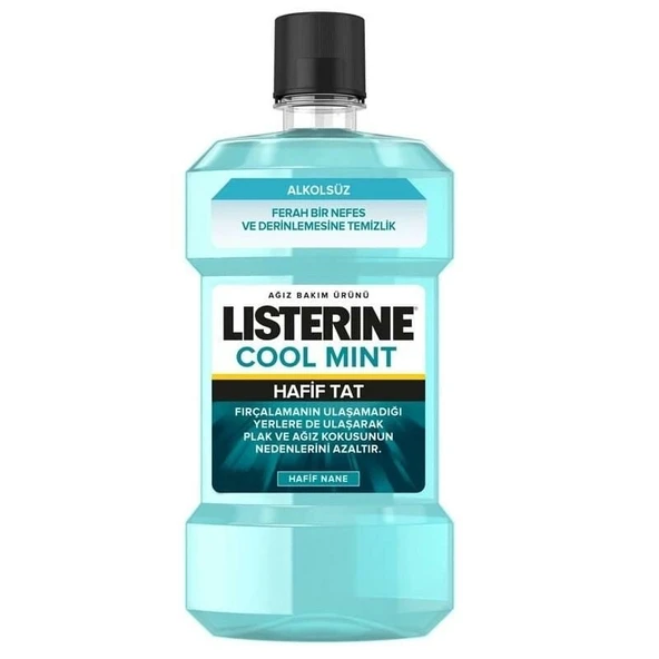 Listerine Cool Mint Hafif Nane Ağız Bakım Suyu 500ml - 1