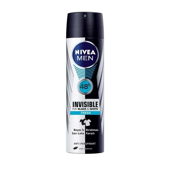 Nivea Men Invisible Black&White Fresh Deodorant 150 Ml - 1