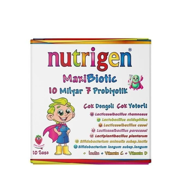 Nutrigen Maxibiotic Probiyotik 10 Saşe ürün görseli