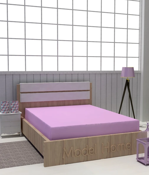 MODELHOME Siyah Renkli %100 Pamuklu Penye Kumaşından Tek/çift Kişilik Lastikli Çarşaf (7 Farklı Ebat)