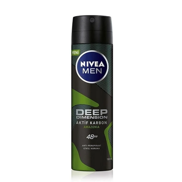Nivea Deodorant 150 ml Erkek Deep Dimension Amazonia - 1