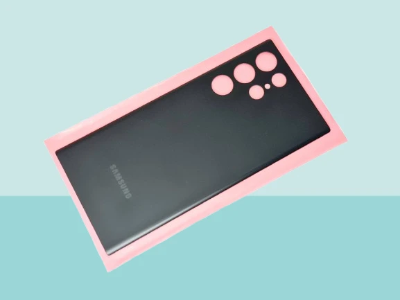 Tkgz - Samsung Galaxy S22 ULTA Arka Kapak Batarya Kapağı - SİYAH ürün görseli 1