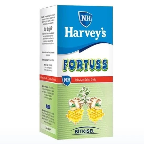 Nurse Harveys Fortuss Sıvı TEG Şurup 150ml ürün görseli