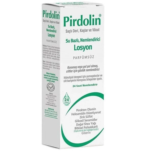 Pirdolin Saçlı Deri, Kaşlar ve Vücut Su Bazlı Nemlendirici Losyon 150ml ürün görseli