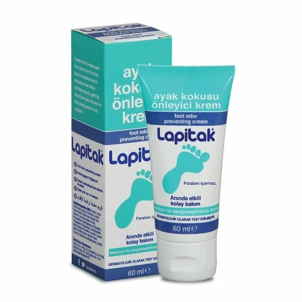 Lapitak Ayak Kokusuna Karşı Bakım Kremi 60 ml ürün görseli
