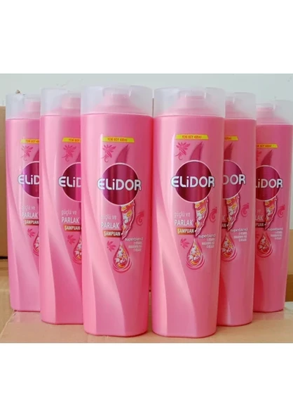 Elidor Güçlü ve Parlak Şampuan 400 ml x 6 Adet