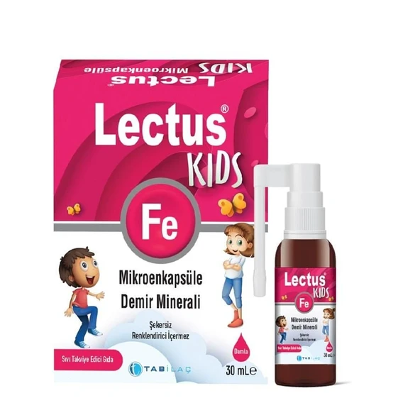 Lectus KIDS Mikroenkapsule Demir Damla 30 ML ürün görseli