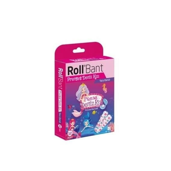 Rollbant Prenses Deniz Kızı Yara Bandı 12li ürün görseli