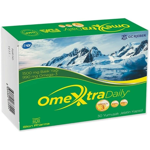 Omextra Daily 30 Yumuşak Kapsül ürün görseli