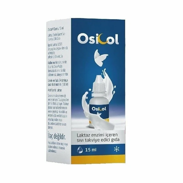 Osicol Laktaz Enzimi %56,9 İçeren Sıvı Takviye Edici Gıda  15ml ürün görseli