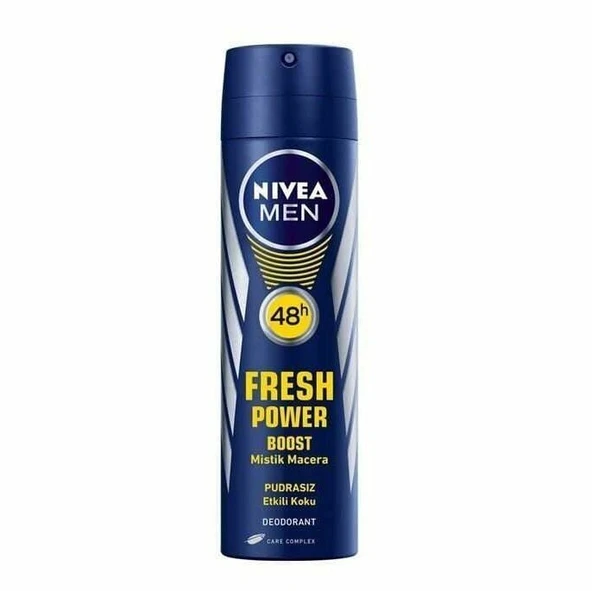Nivea Men Fresh Power Boost Deodorant Sprey 150ml - 1
