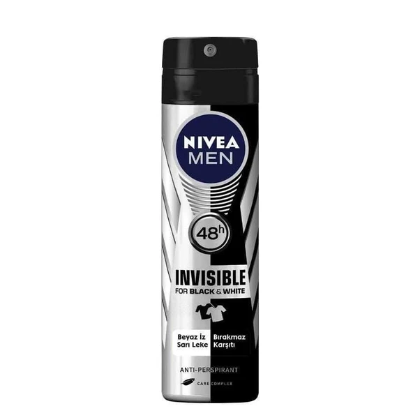 Nivea Men Black White Power Invsb. Deodorant Sprey 150 Ml ürün görseli