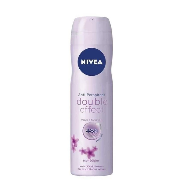 Nivea Double Effect Mor Düşler Kadın Deodorant 150 Ml - 1