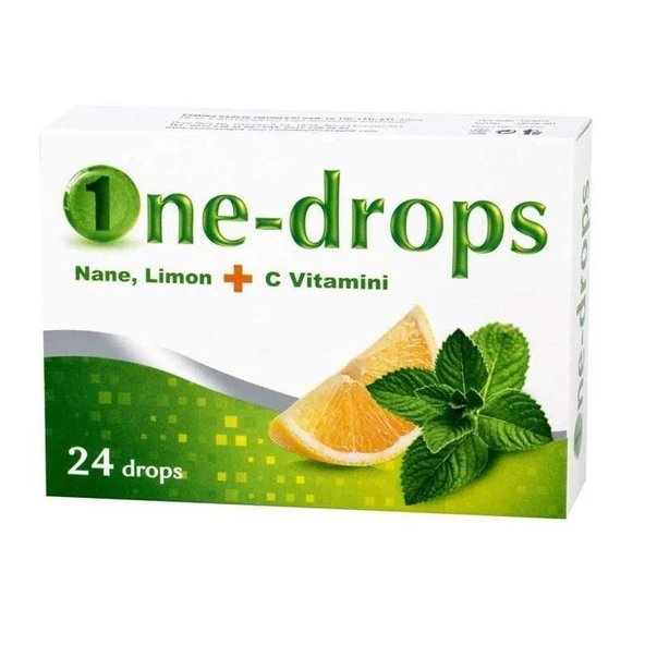 One-Drops Nane, Limon + C Vitamini 24 Drops ürün görseli