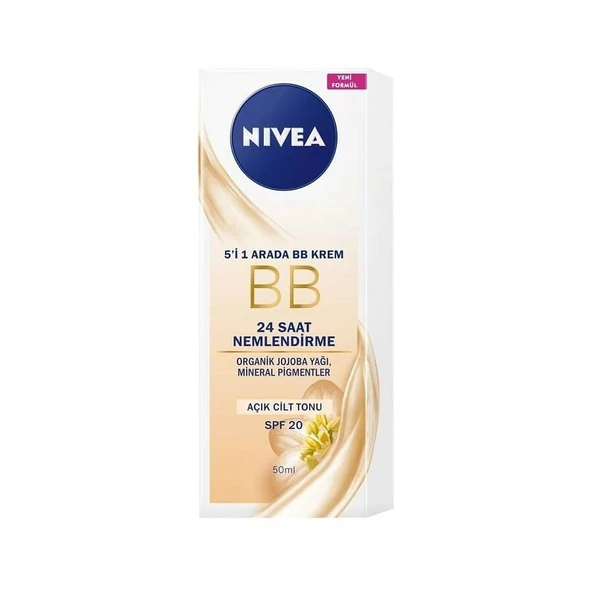 Nivea 5'i 1 Arada 24 Saat Nemlendirme BB Krem Spf 15 50 ml ürün görseli