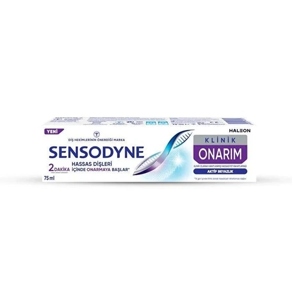 Sensodyne Diş Macunu Klinik Onarım Aktif Beyazlık 75ml ürün görseli