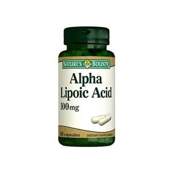 Nature's Bounty Alpha Lipoic Acid 100 mg 60 Kapsül ürün görseli