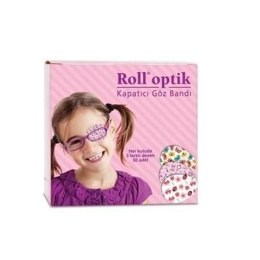 Roll Optik Kapatıcı Göz Bandı KIZ 50 Adet ürün görseli