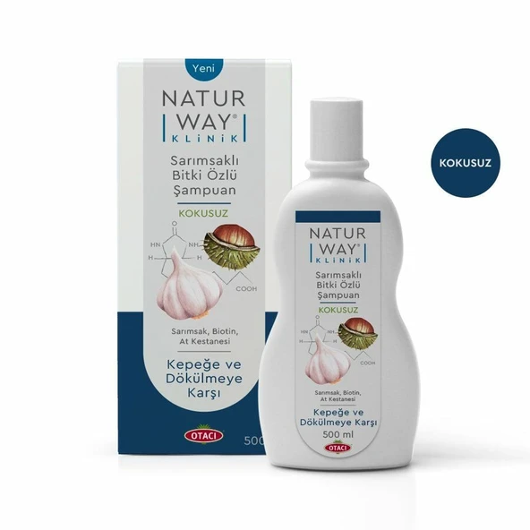 Otacı Naturway Klinik Kepek Dökülme Karşıtı Sarımsaklı Şampuan 300ml ürün görseli