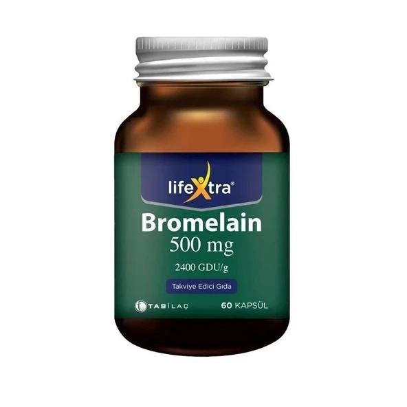 LifeXtra Bromelain 500 mg 60 Kapsül ürün görseli