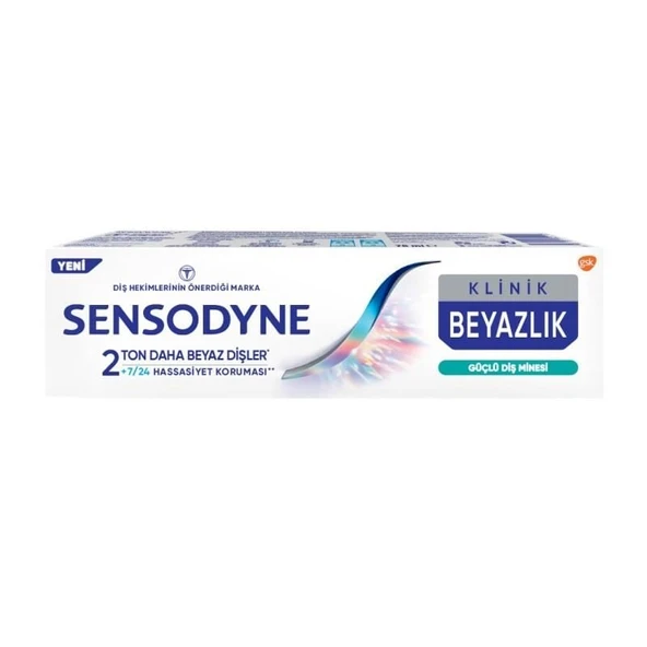 Sensodyne Klinik Beyazlık Güçlü Diş Minesi Macun 75 ML ürün görseli