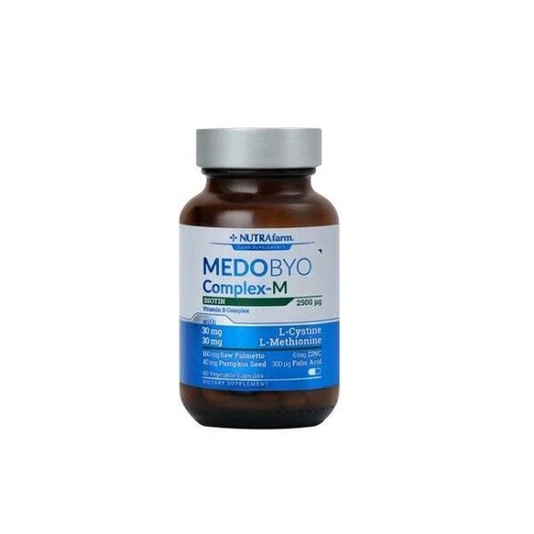 NutraFarm Medobyocomplex-M Biotin 60 Kapsül ürün görseli