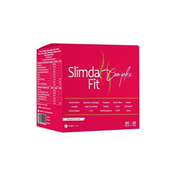 Slimda FIT Complex 60 Kapsül 20 Saşe ürün görseli