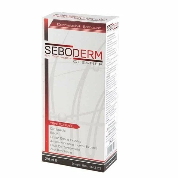 SeboDerm Cleaner Şampuan 250ml ürün görseli