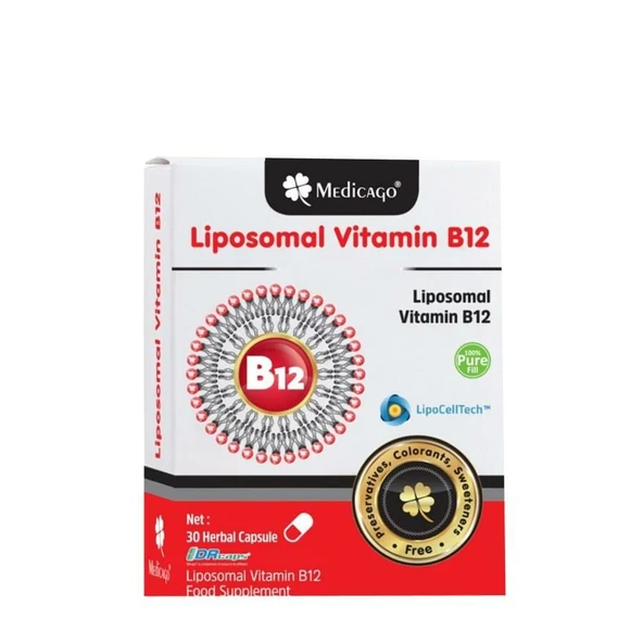 Medicago Liposomal Vitamin B12 30 Kapsül ürün görseli