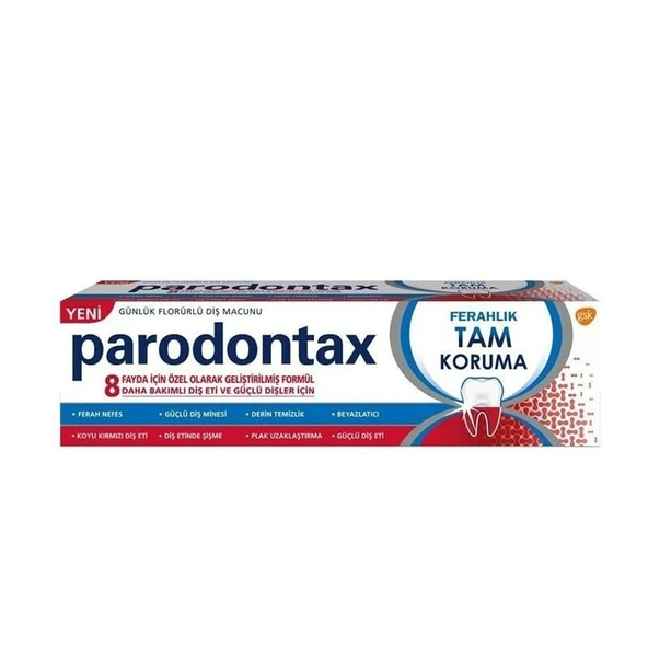 Parodontax Ferahlık Tam Koruma Florürlü Diş Macunu 75 ml