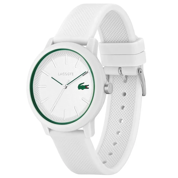 LACOSTE LAC2011169 BEYAZ SİLİKON KORDON UNISEX KOL SAATİ - 2