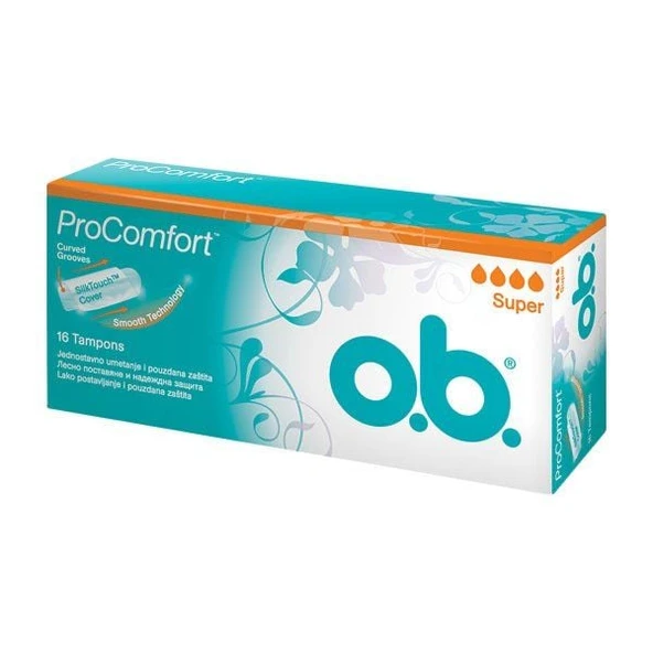 O.B Pro Comfort Tampon Süper 16 lı - 1
