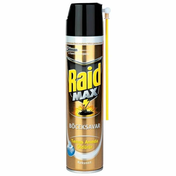 Raid Böceksavar Max Aerosol 400ml ürün görseli