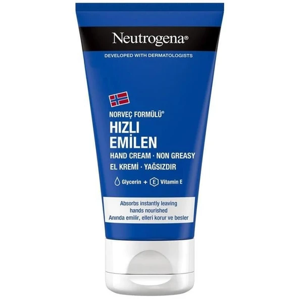 Neutrogena Hızlı Emilen El Kremi 75ml ürün görseli