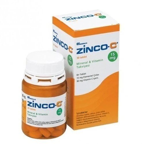 Zinco-C 30 Tablet 15 mg ürün görseli