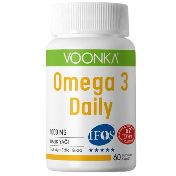 Voonka Omega 3 Daily 60 Yumuşak Kapsül ürün görseli