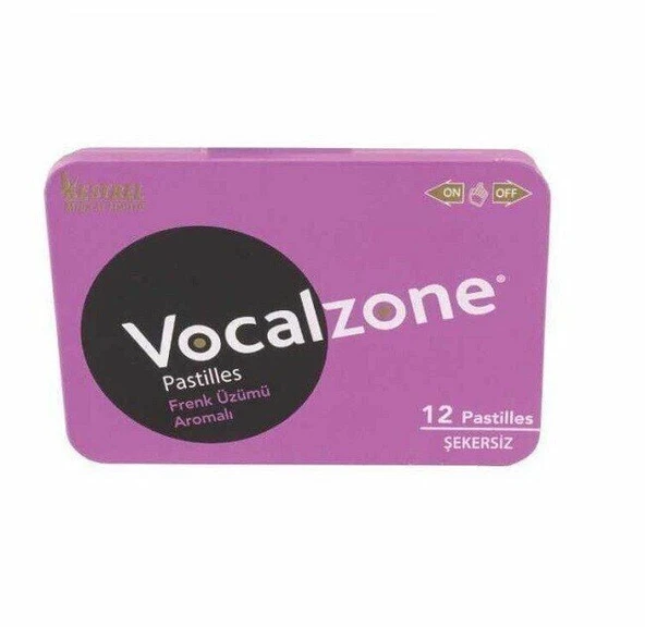 Vocalzone Frenküzümlü Şekersiz Pastil 12 ürün görseli