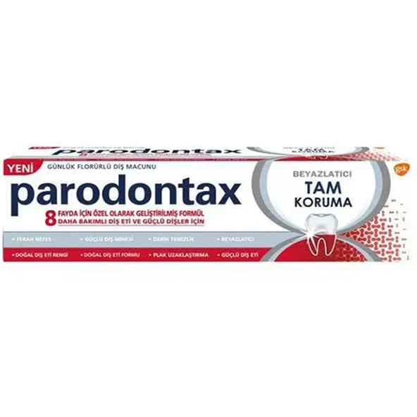 Parodontax Tam Koruma Beyazlatıcı Diş Macunu 75 ML