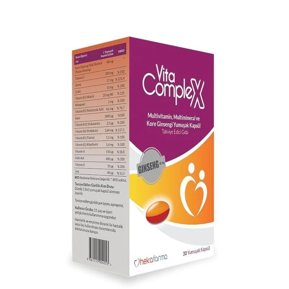 Vitacomplex Astaxsantin Multivamin Ginseng 30 Tablet ürün görseli